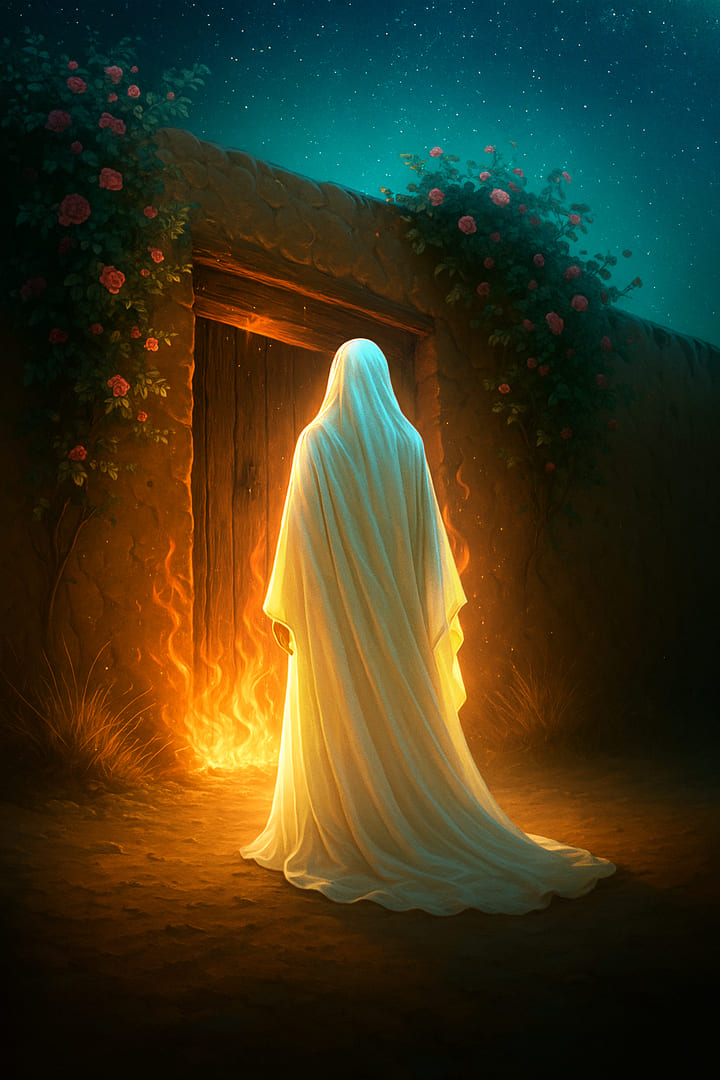 خورشید پشت در